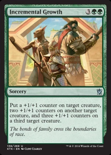 Incremental Growth - Khans of Tarkir #138/269 MTG Magic The Gathering - Image 1 of 1