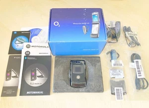 Motorola RAZR V3 - Black - Brand NEW in Box - Original - UNLOCKED - Picture 1 of 9