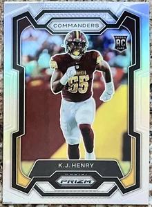2023 Panini Prizm KJ HENRY RC Holo Insert #400 🔥 - Picture 1 of 2