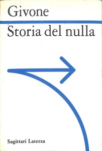 Geschichte des Nichts, Sergio Givone, Laterza, 1995 - Bild 1 von 1