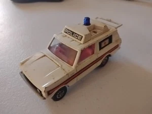 Vintage Corgi Toys WHIZZWHEELS Die-Cast White "Vigilant" Range Rover Police Car - Picture 1 of 4