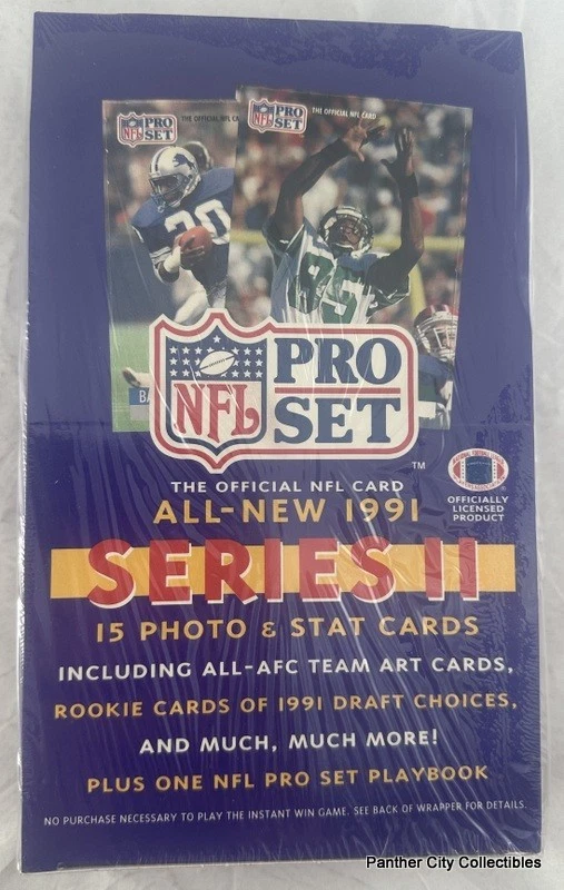 36 Paquetes / Juego Profesional NFL Serie II Fútbol 1991 / Nueva Caja Hobby Sellada Foto 1 de 1