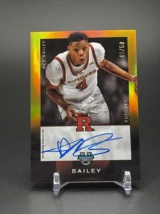 2024/25 Bowman U Best Ace Bailey Auto Gold /50 ISO-AB On Card Auto Rutgers - Bild 1 von 2