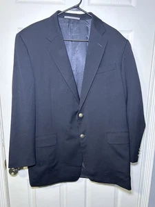 Hickey Freeman Herren Madison Wolle/Kaschmir Sport Mantel Blazer (SCHWARZ) Gr. 44R - Bild 1 von 8