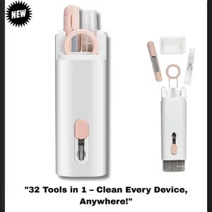 Electronic Cleaner Kit –7-in-1 for Keyboard, Airpods,Lens, Screen Care, Portable - Picture 1 of 7