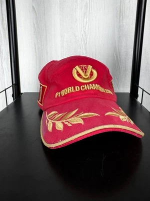 法拉利舒马赫世界冠军 2001 复古 F1 红色帽子 — 第 1/4 张图片