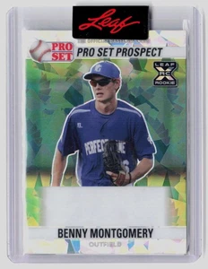 2021 LEAF PRO SET METAL BENNY MONTGOMERY #1/1  UNSIGNED PROOF - Picture 1 of 2