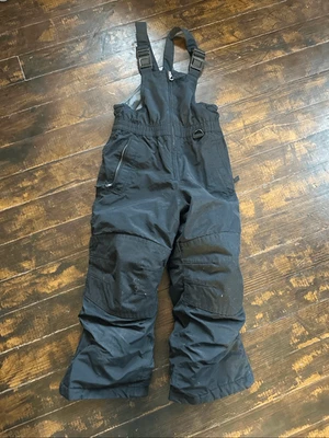 Lands End gorpcore 5 snow ski black insulated overalls - Image 1 of 3