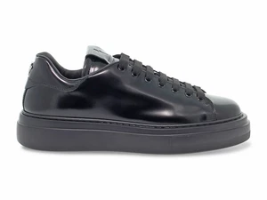 Sneakers Paciotti 64454BA N in spazzolato nero - Scarpe Uomo - Imagen 1 de 5
