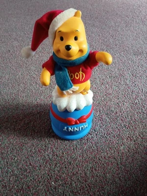 Winnie The Pooh Christmas Tree Topper / Table Hunny Pot Festive Decoration - Image 1 of 2