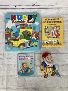 Vintage Noddy Books Bundle Bedside Book Father Christmas - Picture 1 of 14