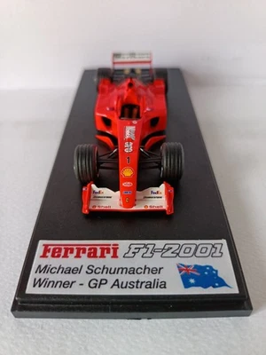 BBR GASOLINE QUATTRORUOTINE FERRARI F2001 GP AUSTRALIA SCHUMACHER 2001 RARE 1/43 - Immagine 1 di 4