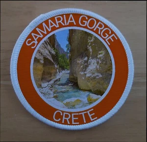 Distintivo toppa vista Samaria Gorge Creta toppe distintivi - Foto 1 di 1