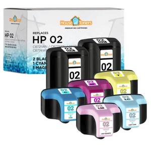 7 Stück für HP 02 C8721WN C8771WN C8772WN C8773WN C8774WN C8775WN Tinte - Bild 1 von 2