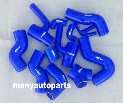 SILICONE BOOST PIPING HOSE KIT FIT FOR AUDI S4 RS4 A6 B5 C5 2.7L BI-TURBO 97-01 - Imagem 1 de 4