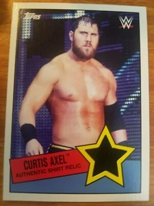 2015 Topps WWE Heritage Curtis Axel Camisa Auténtica Reliquia - Imagen 1 de 1