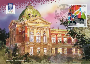 2012 Norway 1993, NK 1189 on day of issue, Olympic Postcard. - Picture 1 of 1