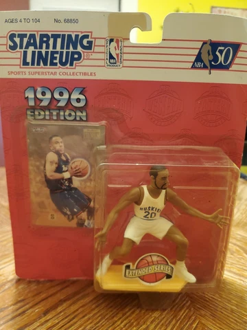 1996 Starting Lineup SLU NBA Damon Stoudamire Raptors Extended Series New MOC Cover