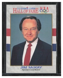 1991 Impel US Olympic Hall of Fame #77 Jim McKay - Foto 1 di 2