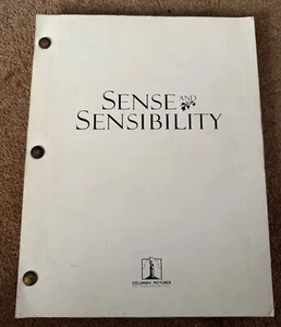 Sense And Sensibility Script - 1995 - Columbia Pictures -Emma Thompson - Picture 1 of 8