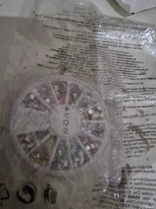 ☆New☆ Avon Multi Colour Nail Gems Assortment Wheel - Picture 1 of 2