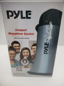 Pyle PMP21BL Compact & Portable Megaphone Speaker with Siren Alarm Mode, Battery - Picture 1 of 6