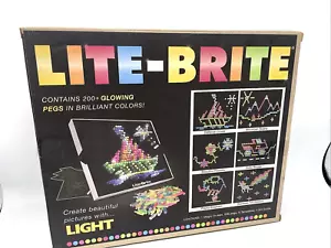 LITE BRITE Ultimate Learning Classic Retro and Vintage Toy 6 Templates - Picture 1 of 6