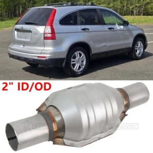 2"Inlet/Outlet Catalytic Converter Weld-On Stainless Steel For Honda CR-V 97-01 - Bild 1 von 11