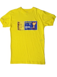 Vintage 1990s MOSCHINO JEANS MATCHBOX T-Shirt Made in Italy Size M New Old Stock - Bild 1 von 14