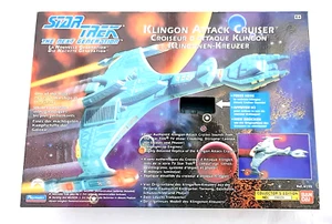 STAR TREK PLAYMATES - THE NEXT GENERATION - KLINGON ATTACK CRUISER - COMPLETE - Picture 1 of 17