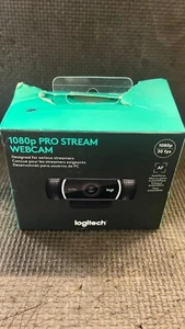 Logitech 1080p Pro Stream Webcam w/Dual Mics 960-001211 - Picture 1 of 3