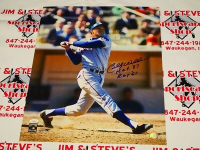 BILLY WILLIAMS SIGNED 16X20 W/ "HOF 87 & ROY61" INSCRIPTION JSA COA CHICAGO CUBS - Image 1 of 3