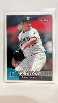 #205 Ricky Nolasco Florida Marlins 2007 Fleer Baseball Card - Image 1 of 2