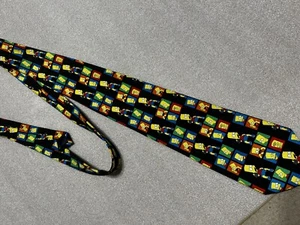 Corbata Bart Simpson René Chagal hecha a mano - Imagen 1 de 2