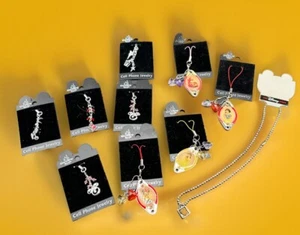 New Cell Phone Charm Straps 4 Necklace 1 And 5 Charms Mickey Mouse And Disney - Picture 1 of 7