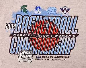 2014 Campeonato Femenino de Baloncesto División 1 de la NCAA. Camiseta. Talla para hombre: XXL. - Imagen 1 de 7