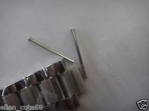 Pair ORIS screws bar pin tube Aquis Date small sec band strap bracelet 733 7675 - Picture 1 of 6