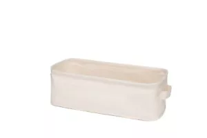 Decorative Basket Rectangular Fabric Storage Bin Organizer Basket With Handles F - Picture 1 of 9