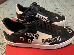Valentino Garavani Women's Sneakers size EU 41 pre-owned Black white Orig. $945 - Picture 1 of 12
