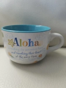 Coffee Mug Aloha Hawaii Reaching for Someones Hand and...Island Heritage - Picture 1 of 8