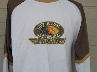 Joe Boxer Surf Boards T-Shirt Mens XL Long Sleeve Sweatshirt Skater Surfer - Image 1 of 4