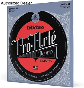 EJ45TT D'Addario Pro-Arte Dynacore agudos clásicos de titanio tensión normal - Imagen 1 de 19