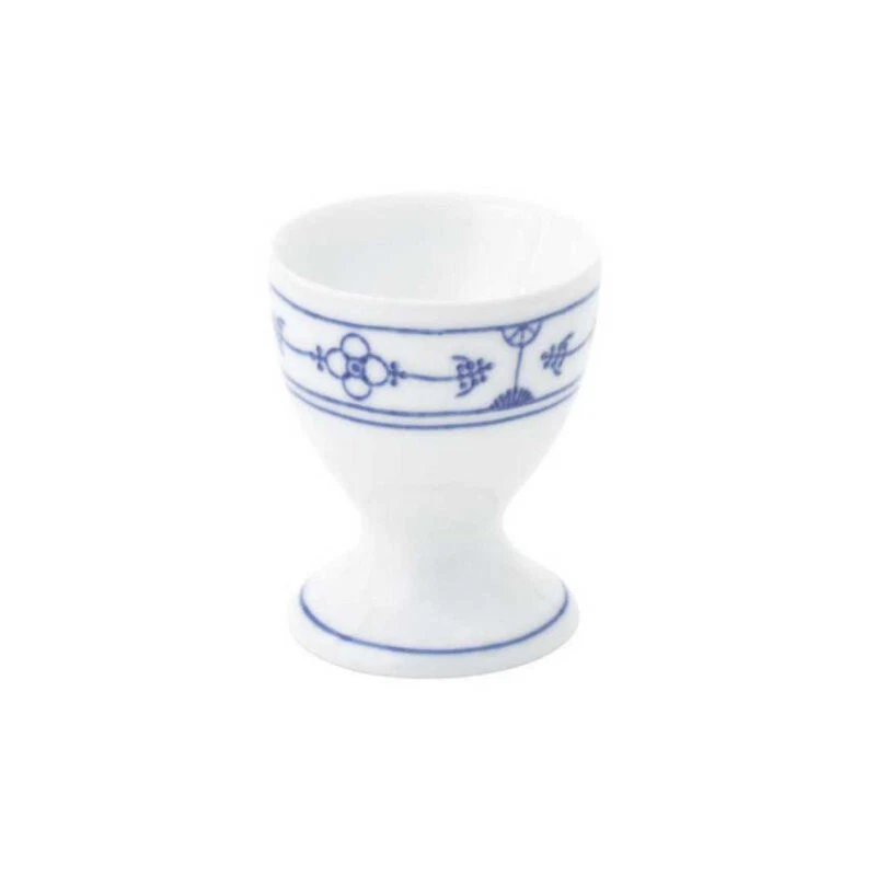 Kahla Blau Saks Indisch Blau Strohblumenmuster Eierbecher mit Fuss - Bild 1 von 1