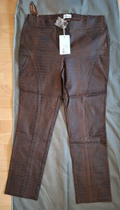 Damen Hose Judith Williams HSE24 Gr. 21 (42 Kurz) NEU Muster Dunkelbraun - Bild 1 von 3