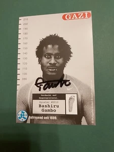 Stuttgarter Kickers , B. Gambo ,Autogrammkarte, Fussball - Picture 1 of 1