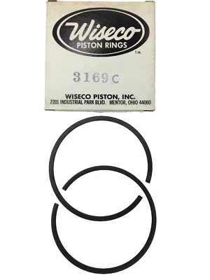 Juego de anillos de pistón para .020 de gran tamaño JLO L340, Std Hirth 200R 372 Wiseco 3169C Foto 1 de 4