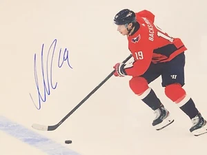 NICKLAS BACKSTROM SIGNED AUTOGRAPHED 8X10 PHOTO WASHINGTON CAPITALS STAR HOF - Picture 1 of 1