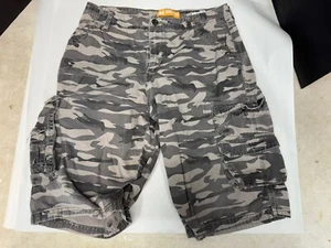 lee dungaree carpenter shorts camo 18 r boys 29x11 - Picture 1 of 7