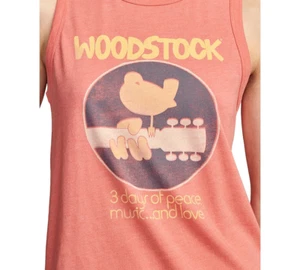 Lucky Brand Woodstock Graphic Print Tank Top MSRP $39.50 - Picture 1 of 4