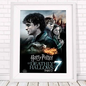 Harry Potter 7 - Deathly Hallows Part 2 Poster Picture Print Sizes A5 to A0 - Picture 1 of 14